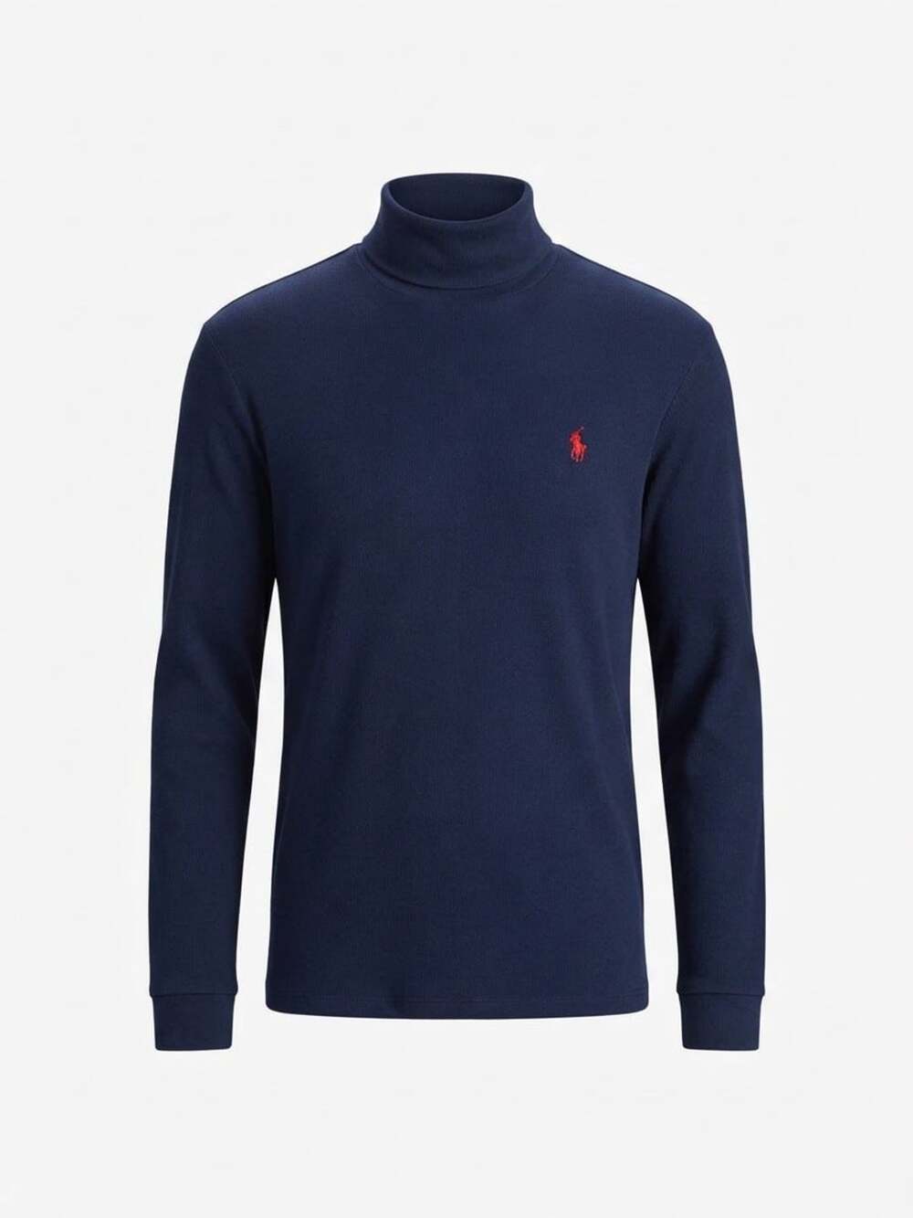 Polo Ralph Lauren Turtleneck Navy Blue Cotton Small